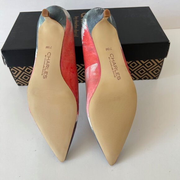 NEW Couture REAL LEATHER Pump- Charles David Collection, Size 7.5 - Picture 11 of 16